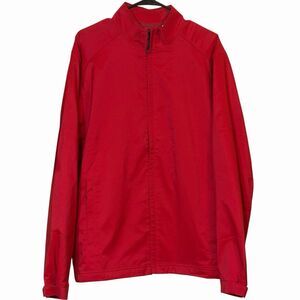 Golf Windbreaker Jacket Men's Large Cutter & Buck WeatherTec Red Full Zip NWT ⛳